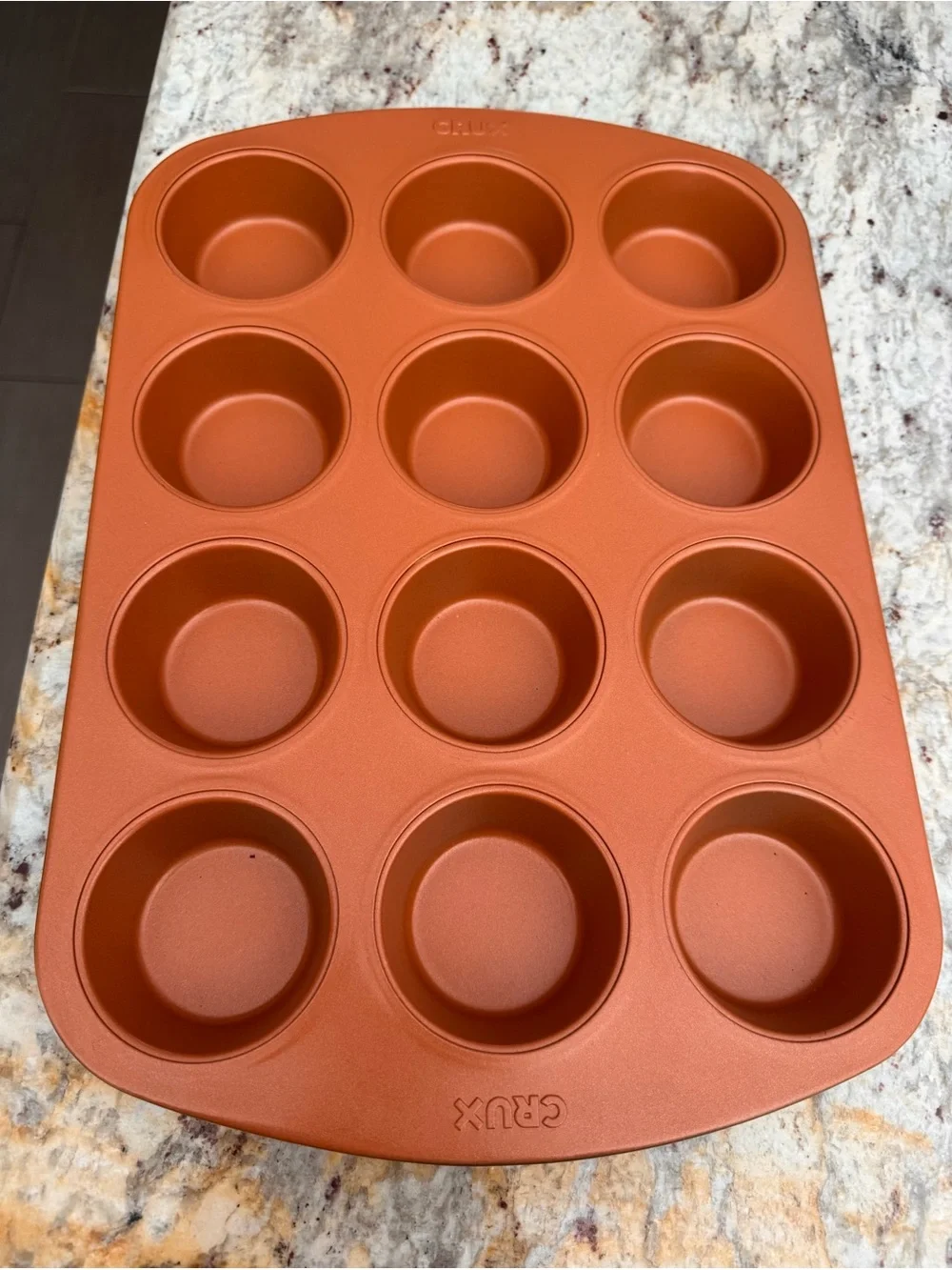 Crux Copper Nonstick 12-Cup Muffin Pan
